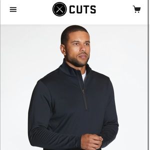 Cuts Quarter Zip Fleece Pullover - Men’s Size L